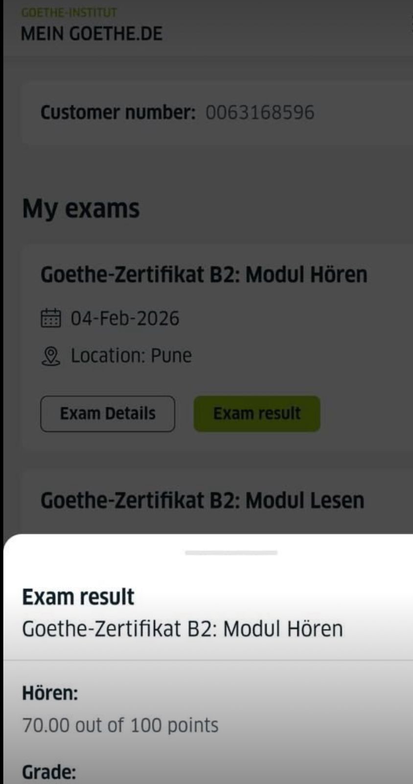 Student Goethe Certificate